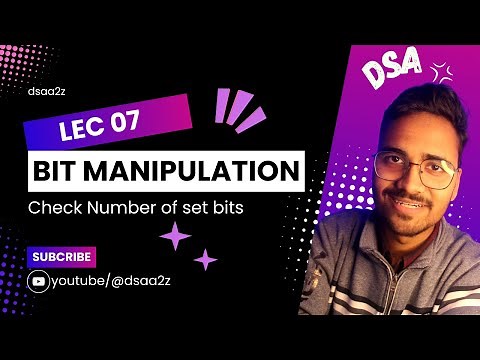 L07 Check Number of set bits