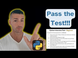 Python Interview Test for Data Analyst 2025 | Beginner Level