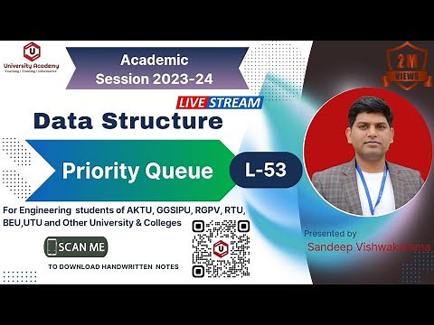 DSUC53: Priority Queue in Data Structure | Priority Queue using Linked List and Array Representation