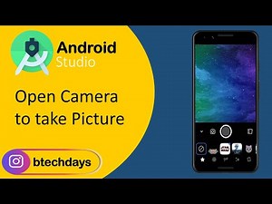 How to open Camera in Android Studio