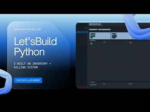 I Built a Full Inventory & Billing (POS) System in Python — Full Overview