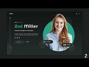 How to Make a Portfolio Website using HTML CSS and JavaScript | Modern Personal Portfolio Website