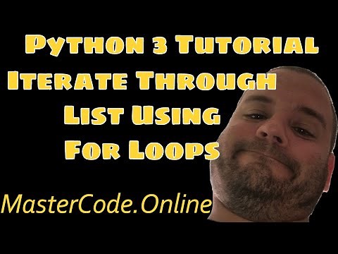 Iterate Through Python List Using For Loops
