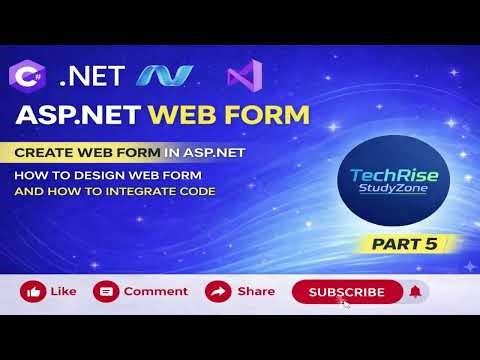 ASP.NET Web Form Tutorial | Create and Design Web Form | Part 5