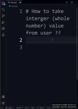 How to take int and float number input from user in python ??