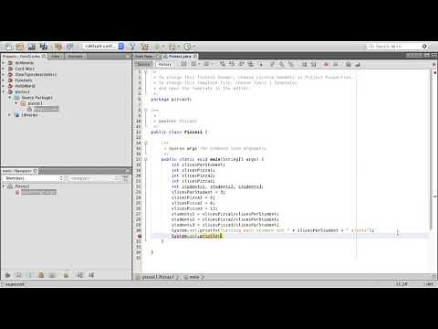Java - Tutorial 4 - A Pizza Program!