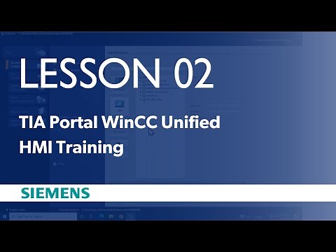 Lesson 02 - WinCC Configuration and Runtime Manager | Siemens HMI Training