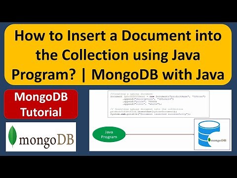 How to Insert a Document into the Collection using Java Program? | MongoDB with Java