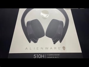 Unboxing | Abrindo a Caixa do Headset ALIENWARE 7.1 Surround AW510H sound with USB Conection Cable