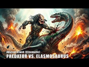 PREDATOR vs. ELASMOSAURUS: Abyssal Clash (Cinematic 4K)