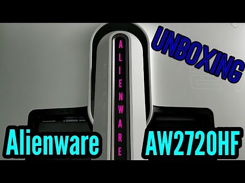 Alienware AW2720HF Unboxing - Pictures/Menu Cycle/Quick LED Spectrum Cycle