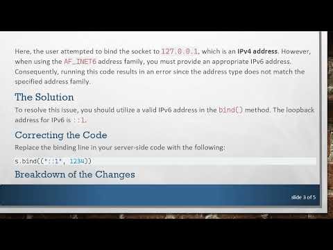 How to Resolve IPv6 Socket Programming Issues in Python