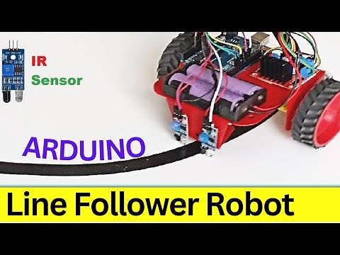 Line follower Robot using Arduino | IR sensor | L298n driver