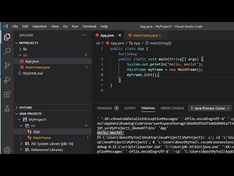 Create Java Project with Visual Studio Code 2021