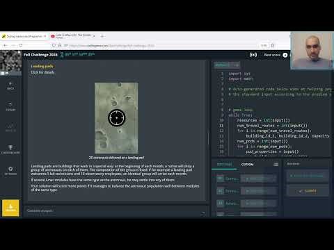 CodinGame Fall Challenge 2024 (Python) - part 1