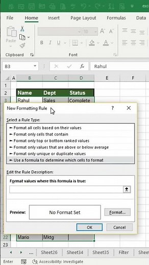 Conditional Formatting in Excel | Highlight Data Automatically 🔥