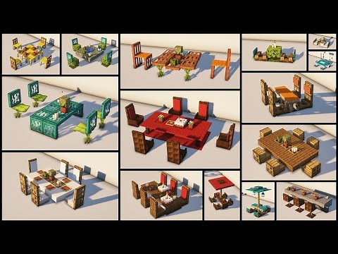 Minecraft: 15 Dining Table Design Ideas