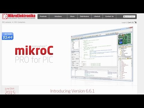 1- Getting Started with mikroC Pro for PIC | mikroC Pro for PIC Tutorial