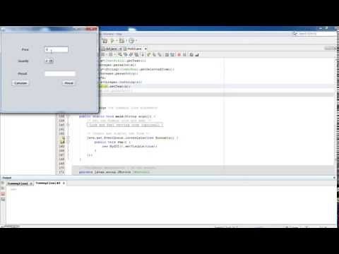 Java Swing Tutorial 2 - Displaying Result in Label or TextField using NetBeans IDE