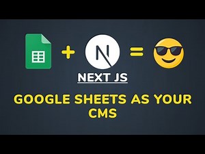 📘 Building Your Nextjs Profile Site with Google Sheets as a CMS
