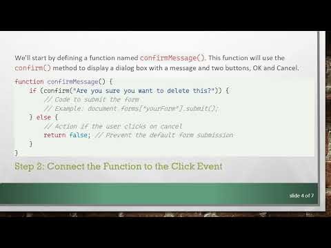 How to Add a Confirmation Prompt Before Submitting Forms in JavaScript and jQuery