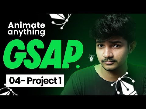 Build a Custom Cursor Animation with GSAP | Complete GSAP Course - Project 1