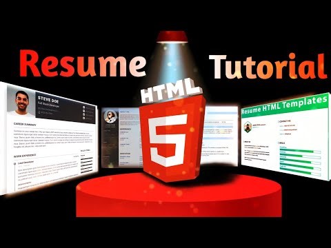 🔥 Create A Resume Website Using HTML ONLY | ✨ I Built My Resume Website Using ONLY HTML in 2025 👨‍💻