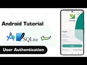 User authentication or Login with SQLite