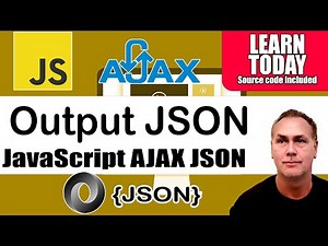 How to Output JSON data into the web page JavaScript code and JSON data for web page content