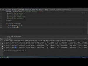 How to Get Location of IP Address using Python