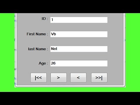 VB.NET And SQL Database - Records Navigation Using Visual Basic .Net [ with source code ]