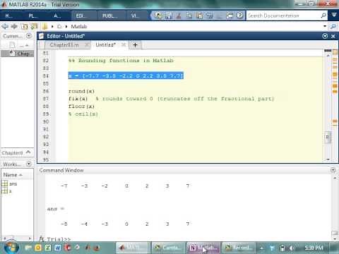 Rounding Functions in MATLAB