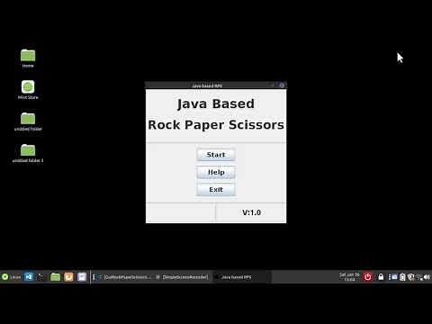 Rock Paper Scissors Using Java GUI Swing