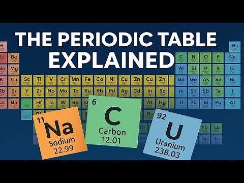 The Periodic Table Explained | Chemistry Basics for Students & Curious Minds