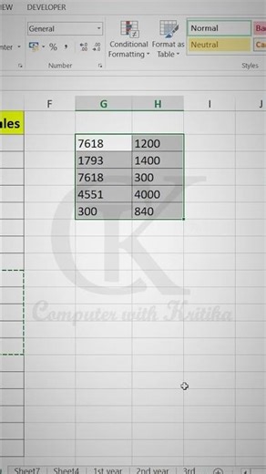 Add ₹ And $ Currency In Excel I Computer with Kritika #excel #exceltips #tricks #shorts