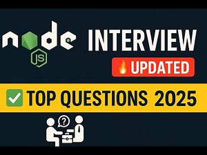 🔥 Node.js Mock Interview | Real Questions & Answers for Beginners & Experienced #nodejs #mern