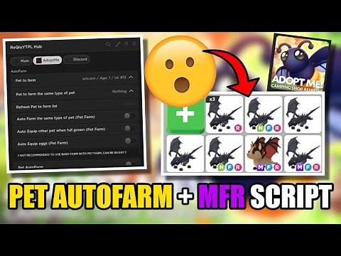 UPDATED Adopt Me Script Hack / GUI | Pet Autofarm + FREE MFR! Pastebin 2023