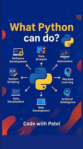 What Can Python Do? 🚀 | Top Uses of Python Explained in 2025 #python
