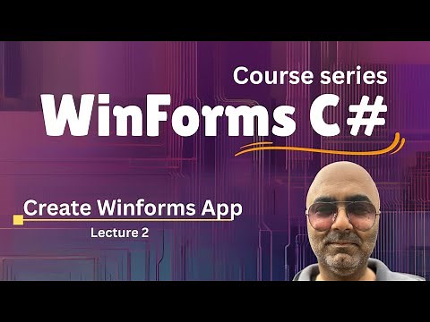 How to Create a Windows Forms App in C# | WinForms Tutorial for Beginners