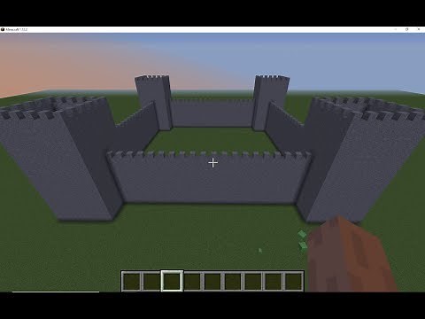 Minecraft Python Tutorial 2 - Castle