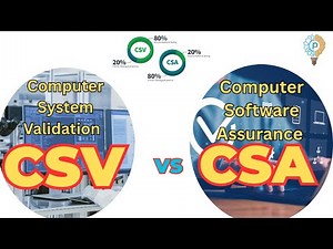 Computer System Validation VS Computer Software Assurance | #CSV vs #CSA