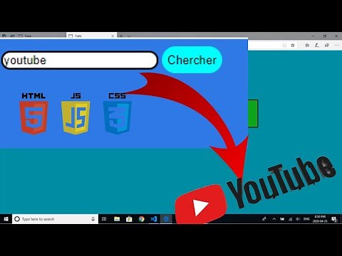 Barre de recherche fonctionnelle dans JavaScript Html Css | version française