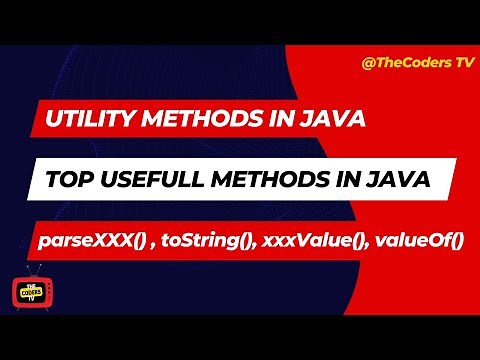 #17 Utility Methods in Java | What is the need of Utility Methods in Java | #java