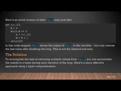 Can I return a variable inside a function for more than one time?