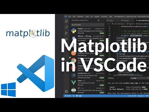 How to Install Matplotlib in Visual Studio Code