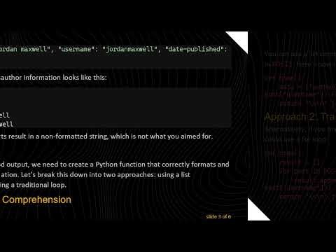 How to Format a List of Dictionaries in JSON Format in Python