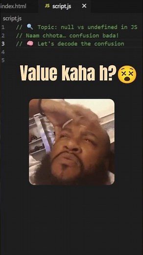 Javascript Confusion? Null vs Undefined Explained in 1-Minute #javascript #webdevelopment #tectuts