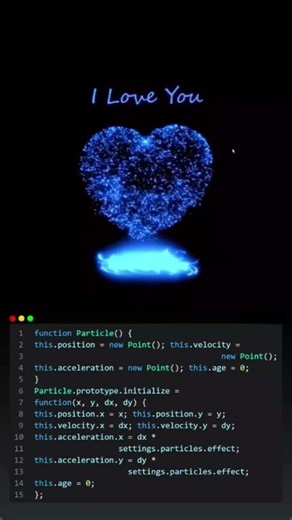 Programmer’s Love ❤️ | Beautiful “I Love You” Heart Animation with Code