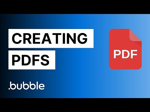 The ultimate guide to creating PDFs in Bubble.io (tutorial)