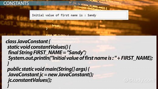 Java Naming Conventions: Variables & Constants